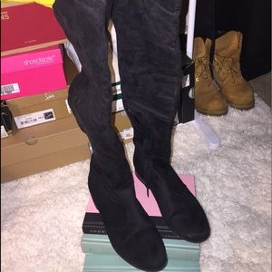 Black Knee-high boots